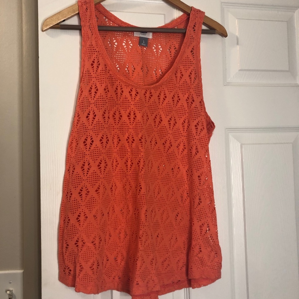 Woman’s Old Navy Textured Tank Top Size Large